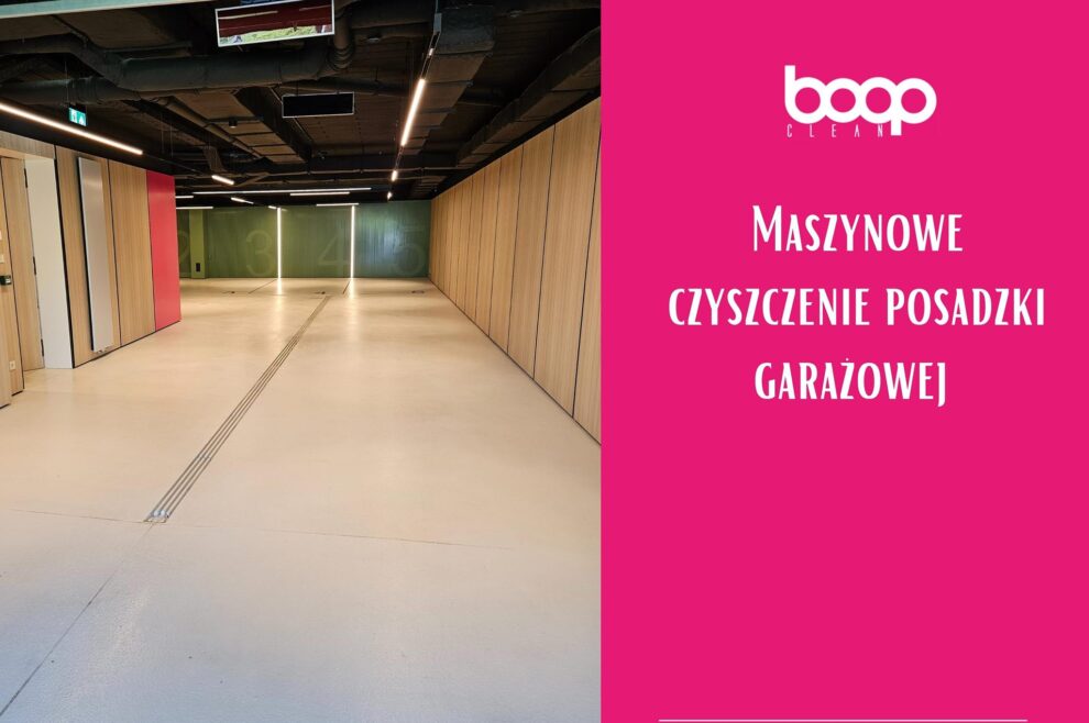 Maszynowe czyszczenie posadzki