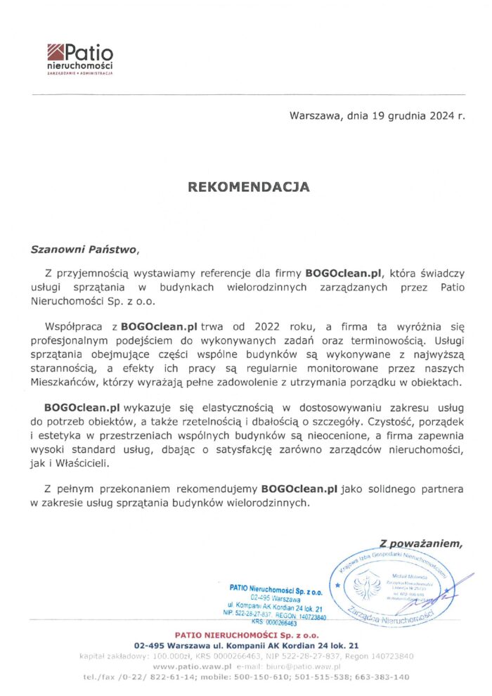 Referencje Patio Nieruchomości Page 0001