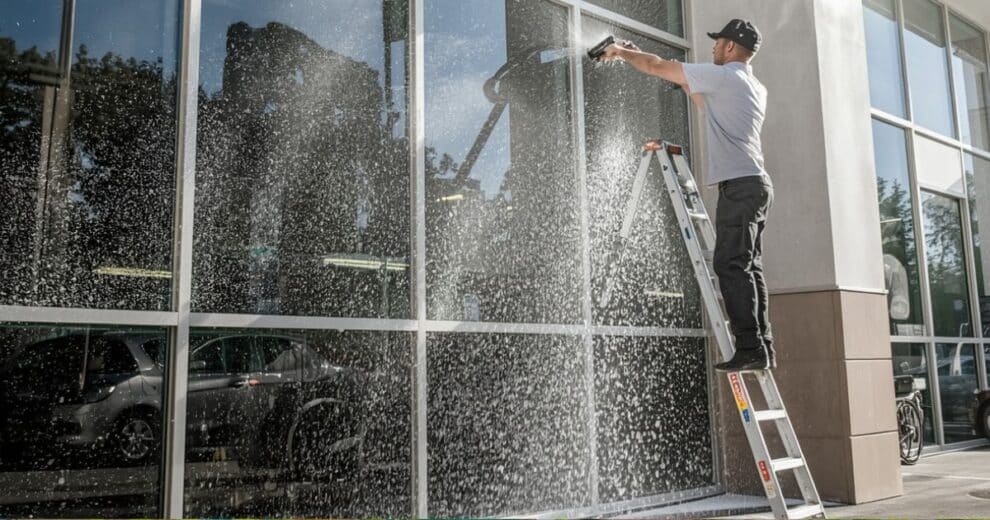 Mycie elewacji Warszawa – realizacja BOGOclean