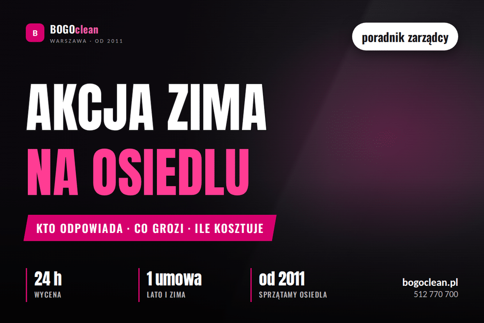 Akcja Zima Osiedle Bogoclean