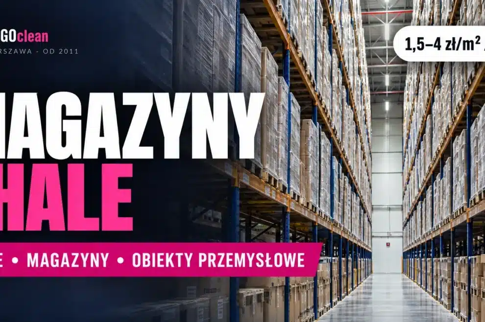 Sprzątanie magazynów i hal Warszawa – hale, magazyny, obiekty przemysłowe, BOGOclean